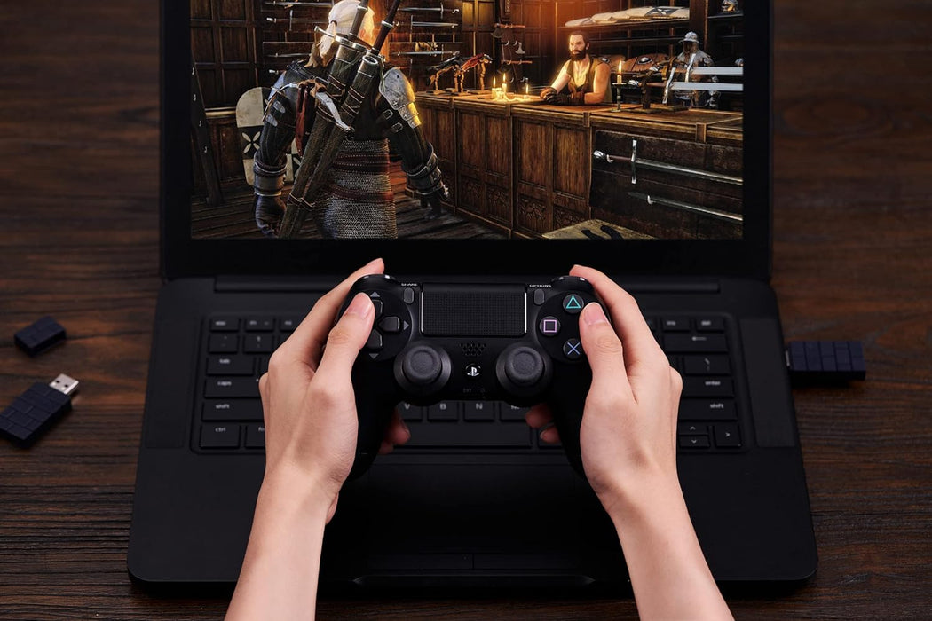 8Bitdo Wireless USB Adapter 2 for Switch, Switch OLED, Windows PC, Mac and Raspberry Pi, for PS5, PS4, Switch Pro Controller and More (Nintendo Switch//