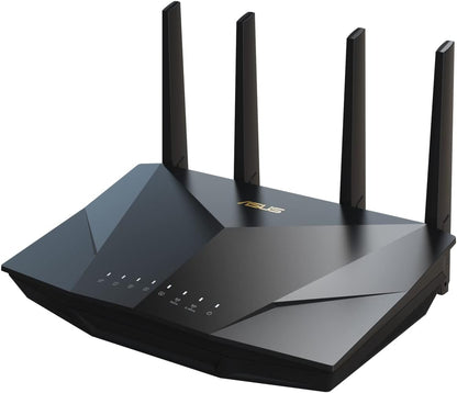 ASUS RT-AX5400 Dual Band WiFi 6 Extendable Router with Mobile Tethering (Replacement of 4G 5G routers) free Network Security, Advanced Parental Controls, VPN, AiMesh Gaming & Streaming, Smart Home WIFI6 AX5400