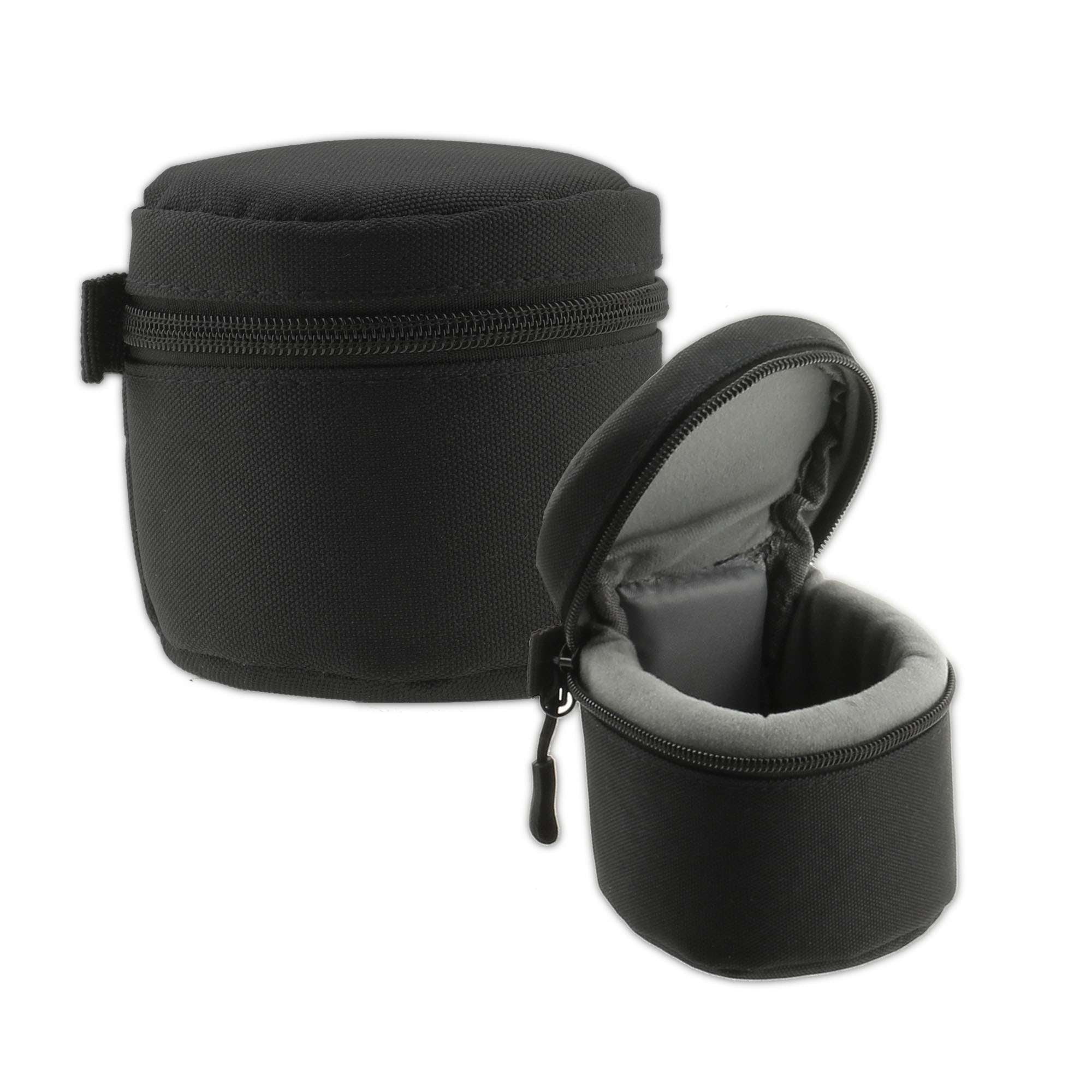 Navitech Black Camera Lens Case For Canon RF-S 18-45mm F4.5-6.3 IS STM Lens