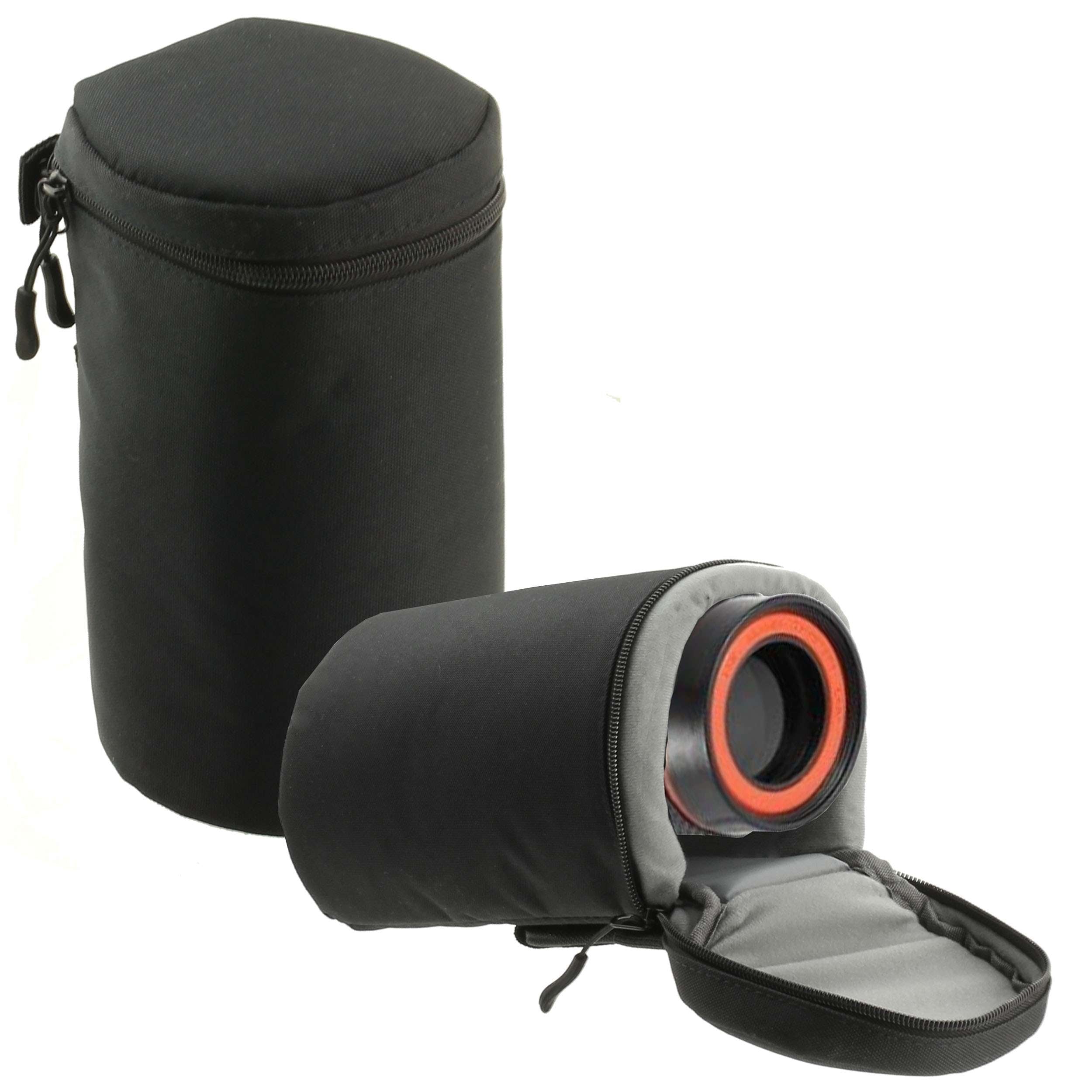 Navitech Black Camera Lens Case For Canon RF-S 18-150mm F3.5-6.3 IS STM Lens