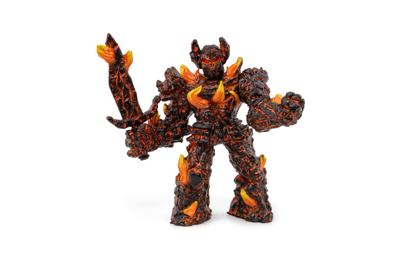 Papo Fantasy World Fire Golem Toy Figure, Three Years And Above, Brown/Orange (36026)