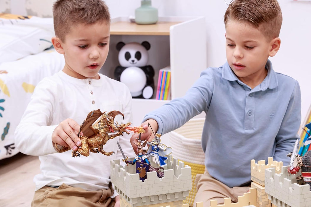 Papo - Sammelfigur - Stein-Golem, Fantastischer Beschützer, Kinderspielzeug ab 3 Jahren - Magische Abenteuer und legendäre Kreaturen in der Fantasy-Welt