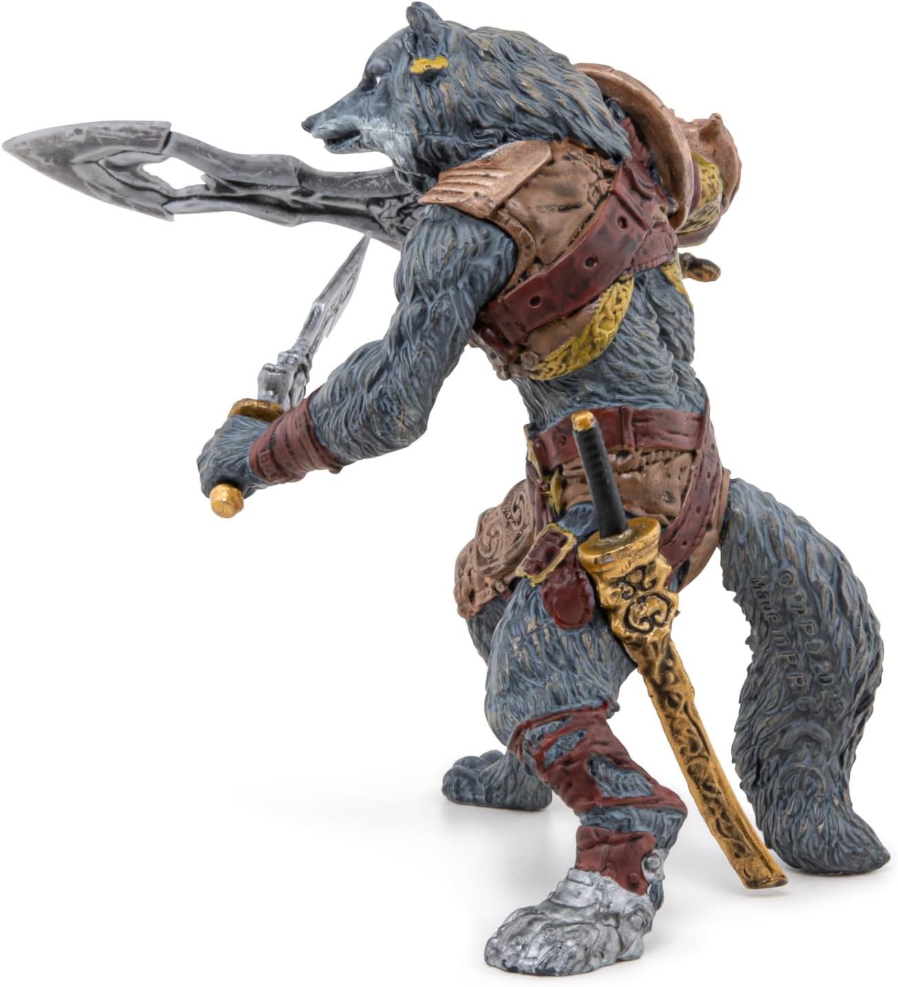 Papo - Mutant Wolf - Realistic Figurine - for Ages 3+ - Fantasy Collection - Hand Painted - Highly Detailed - Durable and Educational - Gift Idea - Collectable - mutant wolf figurine - fantasy beast