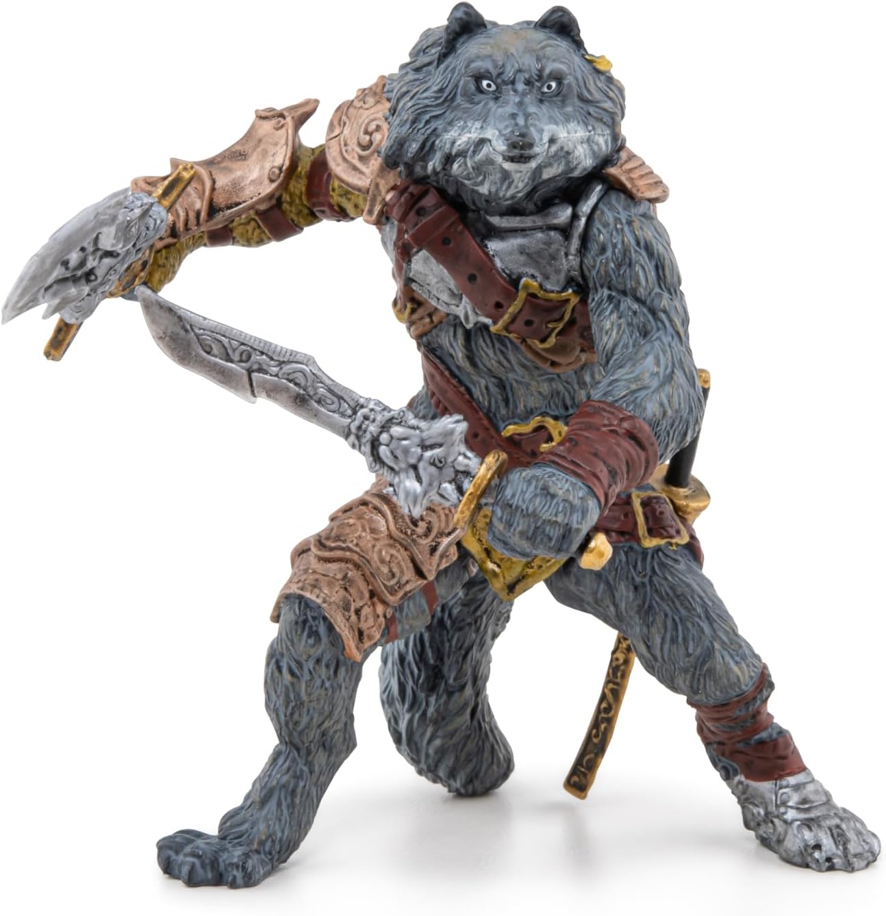 Papo - Mutant Wolf - Realistic Figurine - for Ages 3+ - Fantasy Collection - Hand Painted - Highly Detailed - Durable and Educational - Gift Idea - Collectable - mutant wolf figurine - fantasy beast