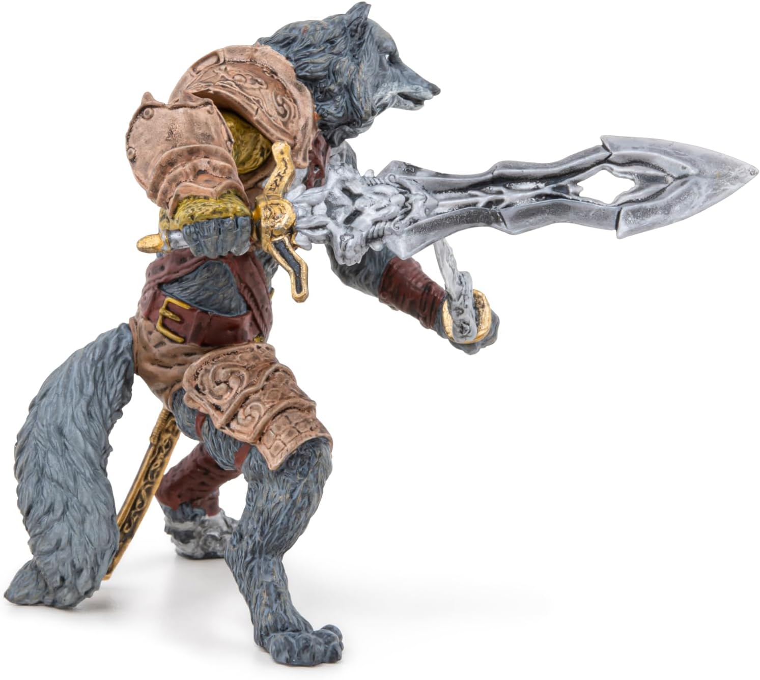 Papo - Mutant Wolf - Realistic Figurine - for Ages 3+ - Fantasy Collection - Hand Painted - Highly Detailed - Durable and Educational - Gift Idea - Collectable - mutant wolf figurine - fantasy beast