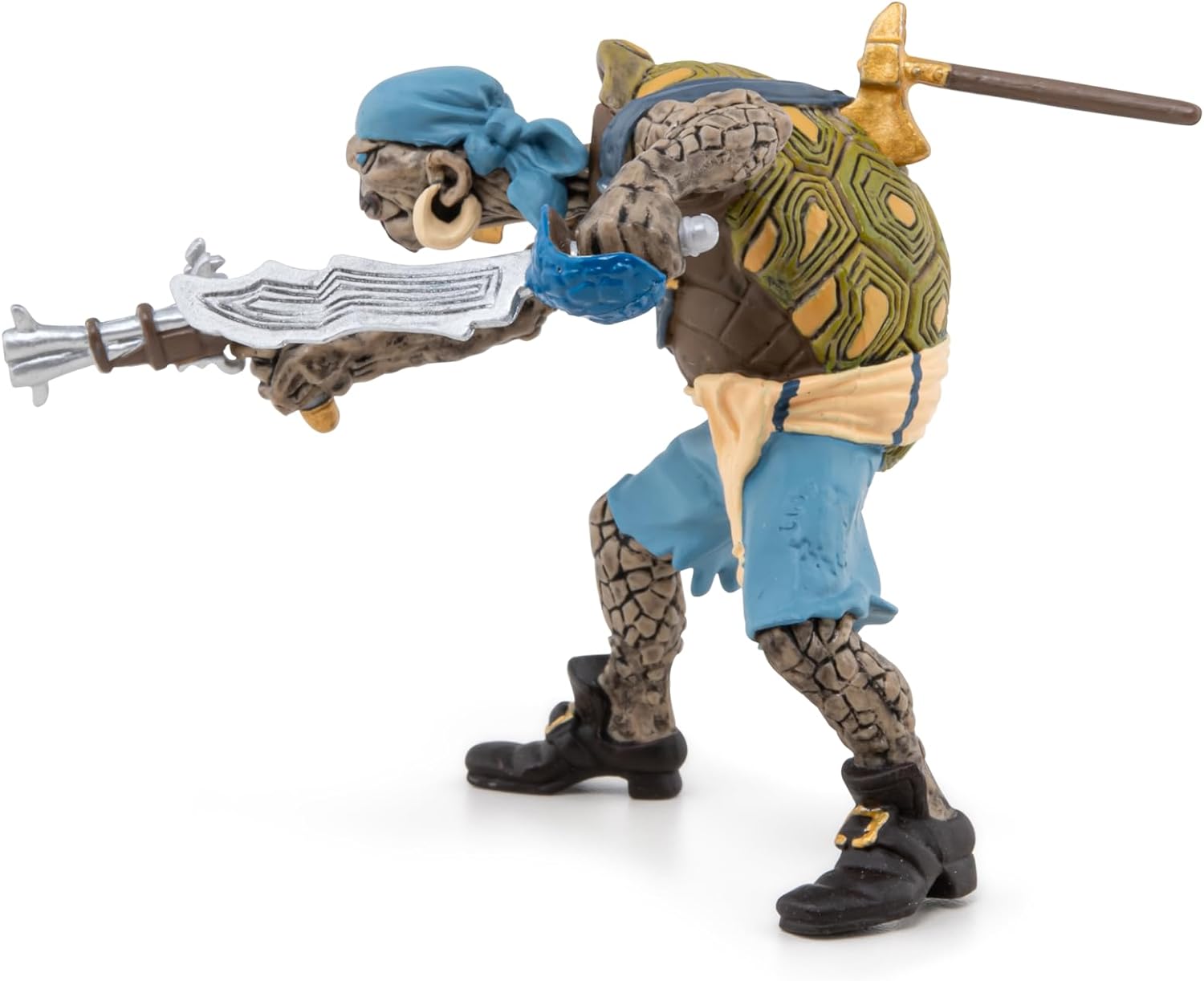 Papo - 39481 - Schildkröte-Mutantenpirat - Piraten UND KORSAREN - Für Kinder - Geeignet für Jungen und Mädchen - Ab 3 Jahren