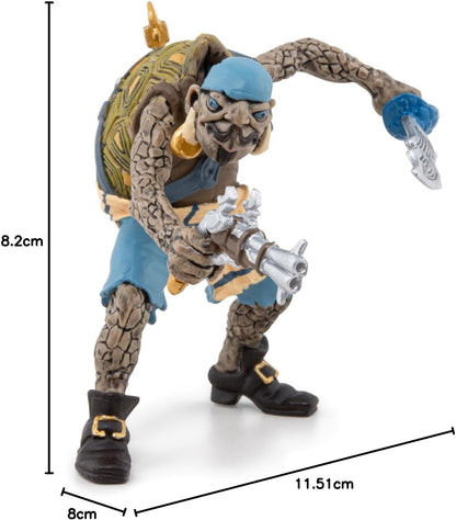 Papo - 39481 - Schildkröte-Mutantenpirat - Piraten UND KORSAREN - Für Kinder - Geeignet für Jungen und Mädchen - Ab 3 Jahren
