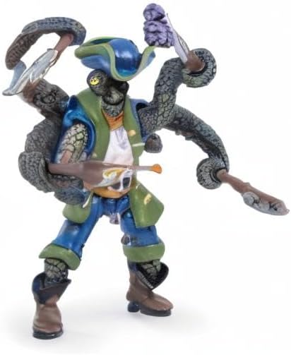 Papo Pirates And Cosairs Octopus Mutant Pirate Toy Figure, Three Years And Above, Multi-Colour (39482)