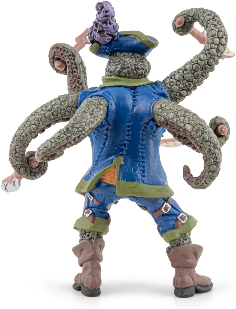 Papo Pirates And Cosairs Octopus Mutant Pirate Toy Figure, Three Years And Above, Multi-Colour (39482)