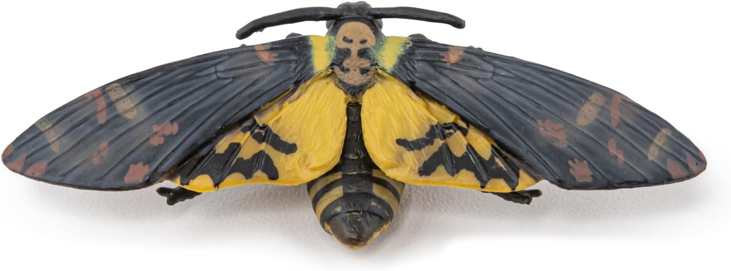 Papo - Hand painted - Animal Figures - Moth - 50299 - Wildlife - Collectible - For Children - Suitable for Boys and Girls - From 3 years old