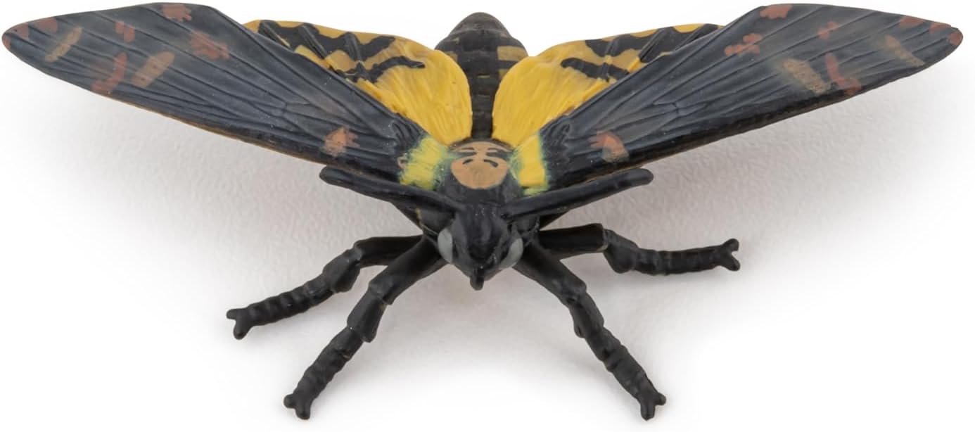 Papo - Hand painted - Animal Figures - Moth - 50299 - Wildlife - Collectible - For Children - Suitable for Boys and Girls - From 3 years old