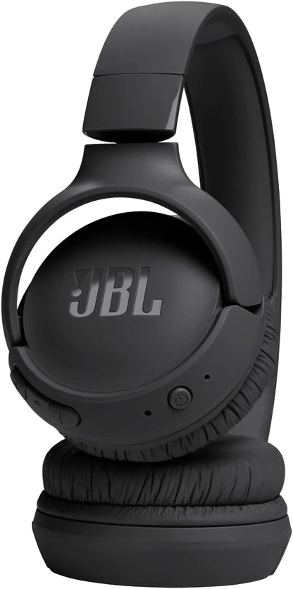 JBL Auriculares Tune 520BT, inálambricos por Bluetooth, 57 horas de reproducción con JBL Pure Bass, plegables