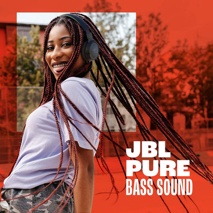 JBL Auriculares Tune 520BT, inálambricos por Bluetooth, 57 horas de reproducción con JBL Pure Bass, plegables