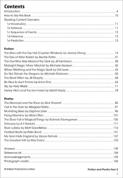 Developing Reading Comprehension Skills Year 2: Fiction and Poetry