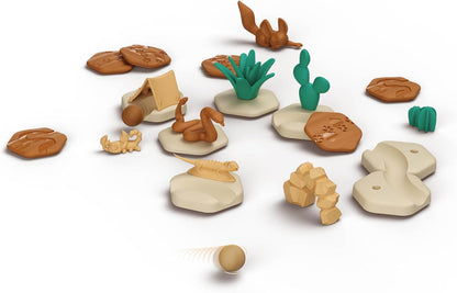 Ravensburger 27076 Gravitrax Junior Extension Desert-Expandable Children, Marble Run Made of Environmentally Friendly Materials with Theme Worlds, Educational Construction Toys from 3 Years, Orange