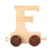 Childrens Personalised Wooden Alphabet Letter Train A-Z Name Set All Letters Available (Letter F