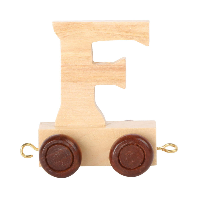 Childrens Personalised Wooden Alphabet Letter Train A-Z Name Set All Letters Available (Letter F