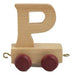 Childrens Personalised Wooden Alphabet Letter Train A-Z Name Set All Letters Available (Letter P