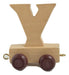 Childrens Personalised Wooden Alphabet Letter Train A-Z Name Set All Letters Available (Letter Y