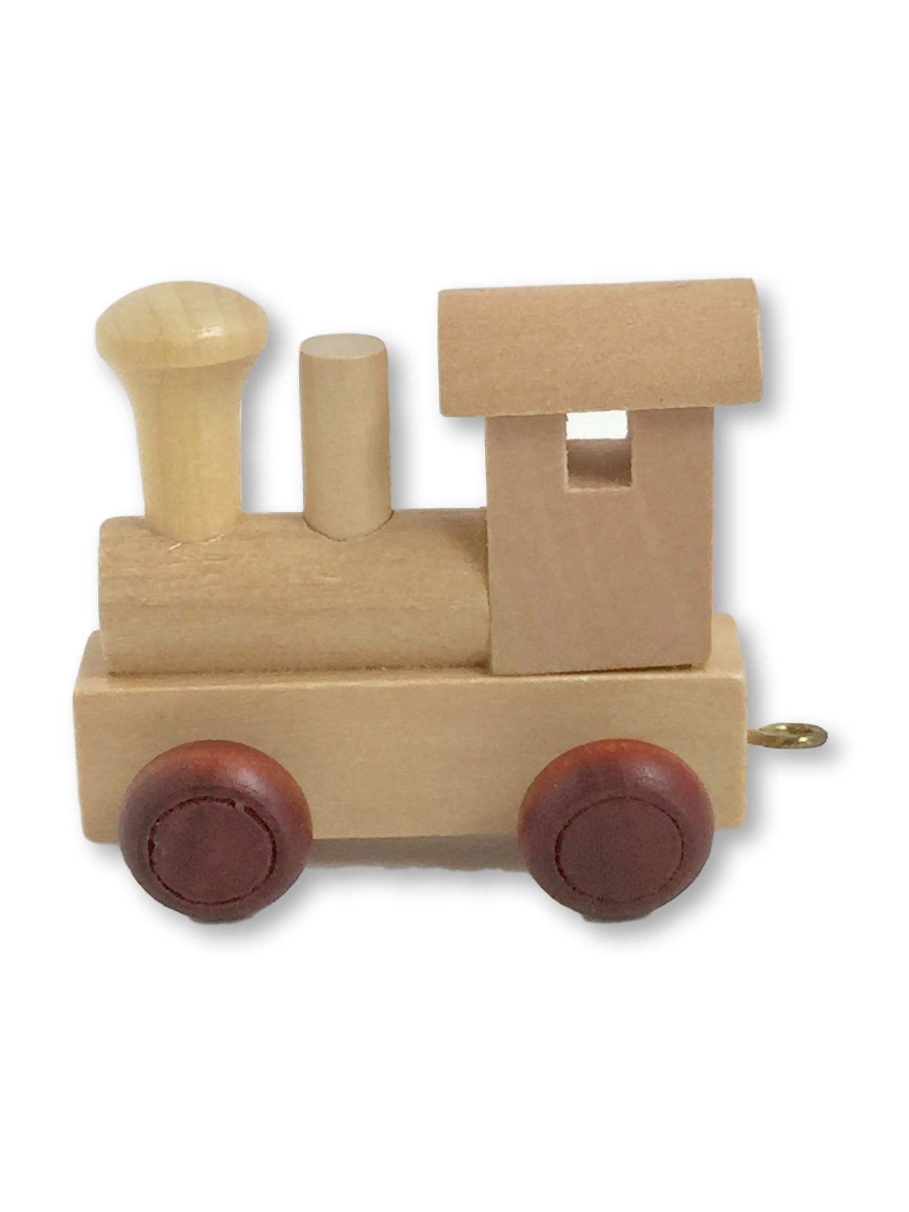 Childrens Personalised Wooden Alphabet Letter Train A-Z Name Set All Letters Available (Front Carriage)