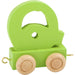 Small Foot - Small Foot - Houten Lettertrein Kleur - Q