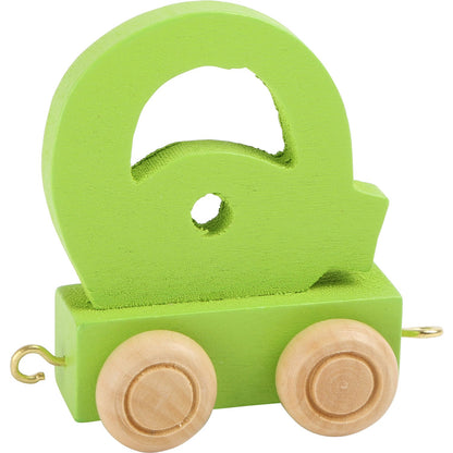 Small Foot - Small Foot - Houten Lettertrein Kleur - Q