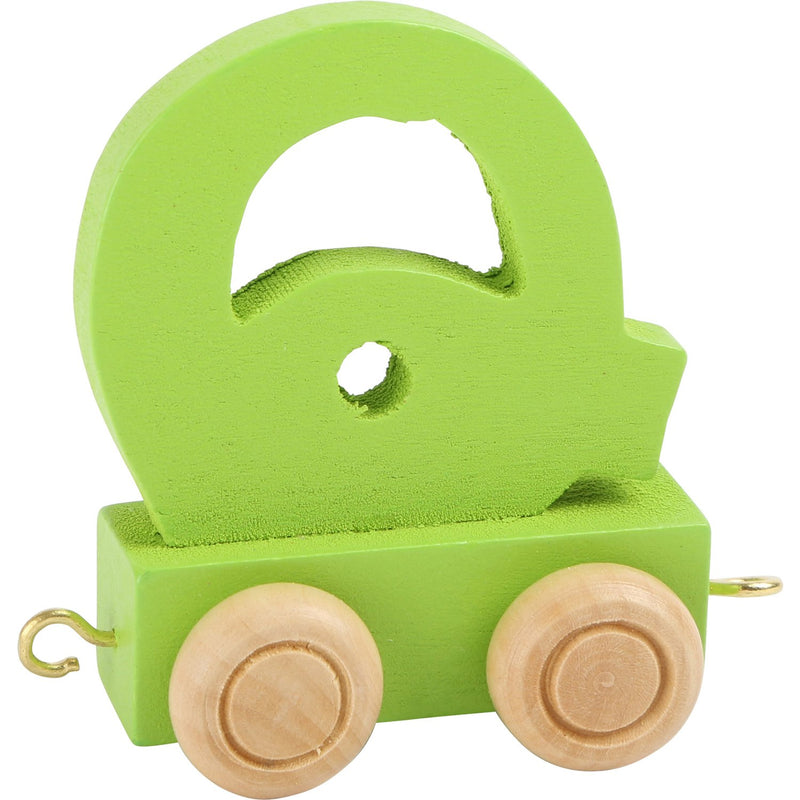 Small Foot - Small Foot - Houten Lettertrein Kleur - Q