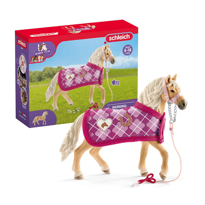 schleich 42431 Horse Club Sofia’s fashion creation, from 5 years, HORSE CLUB - Playset, 4 pieces, Purple