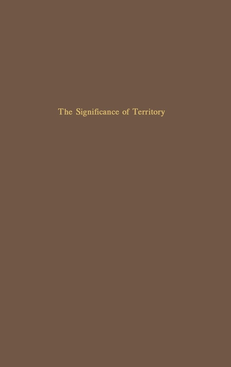 The Significance of Territory