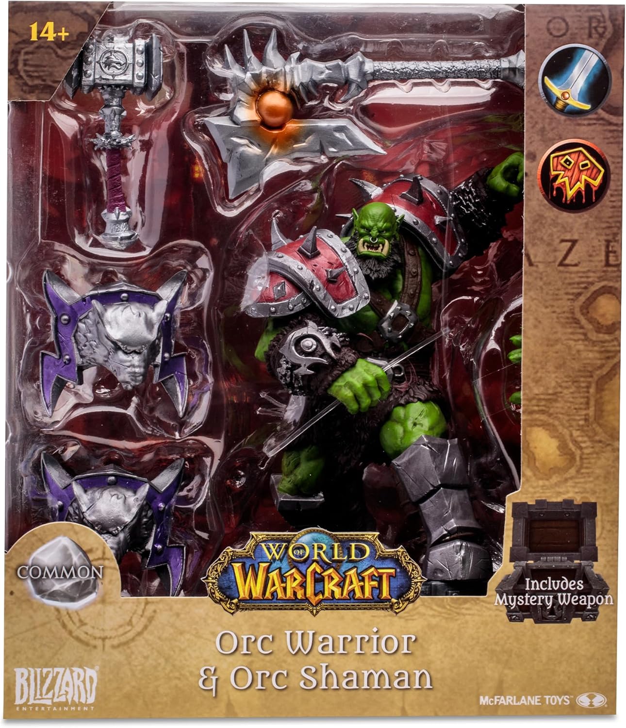 McFarlane World of Warcraft Figurine Orc: Shaman/Warrior 15 cm