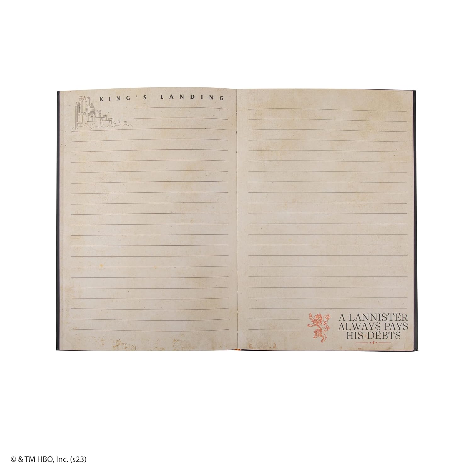 Game Of Thrones - Westeros Notebook ( Map5120 )