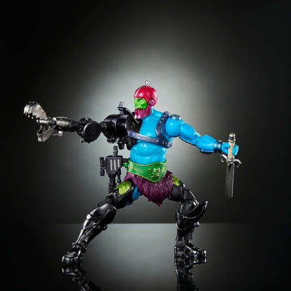 Masters of the Universe Masterverse New Eternia Trap Jaw Action Figure, Deluxe Collectible with 30 Articulations & Multiple Accessories, MOTU Toy, HYC47