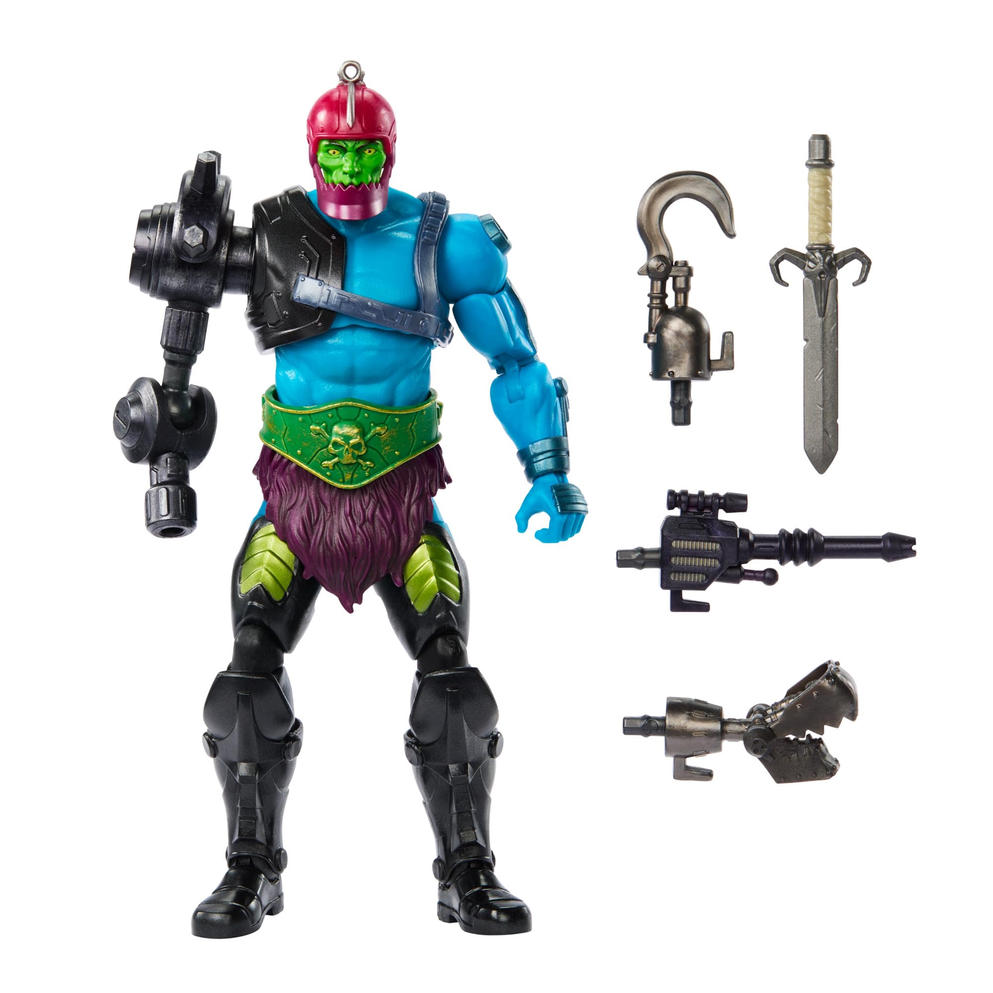 Masters of the Universe Masterverse New Eternia Trap Jaw Action Figure, Deluxe Collectible with 30 Articulations & Multiple Accessories, MOTU Toy, HYC47