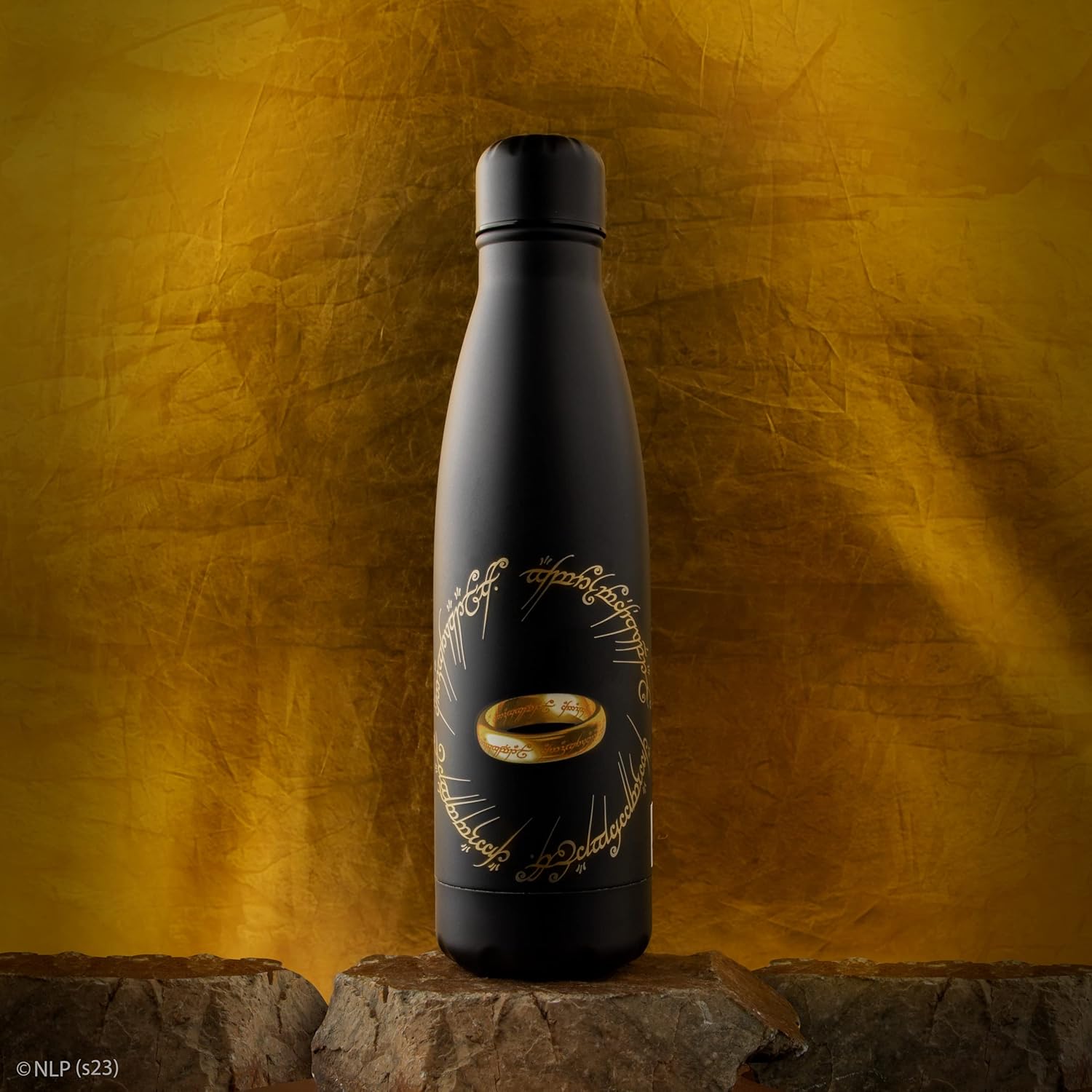 Cinereplicas Il Signore degli Anelli - Bottiglia isolata da 500 ml in acciaio inox - Licenza ufficiale