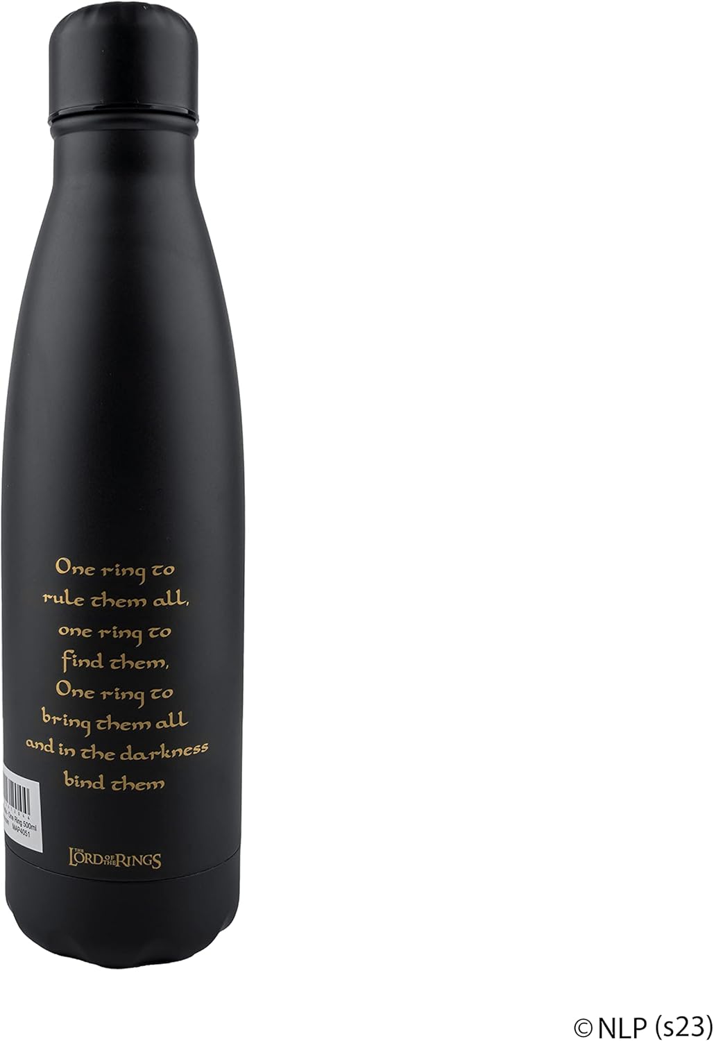 Cinereplicas Il Signore degli Anelli - Bottiglia isolata da 500 ml in acciaio inox - Licenza ufficiale