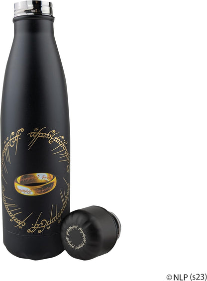 Cinereplicas Il Signore degli Anelli - Bottiglia isolata da 500 ml in acciaio inox - Licenza ufficiale