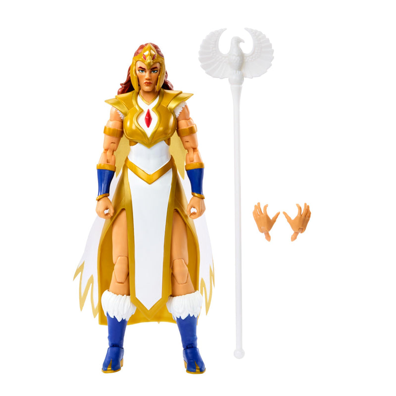 Masters of the Universe MOTU Revolution Sorceress Teela Figura de acción con accesorios, juguete +6 años (Mattel HYC45