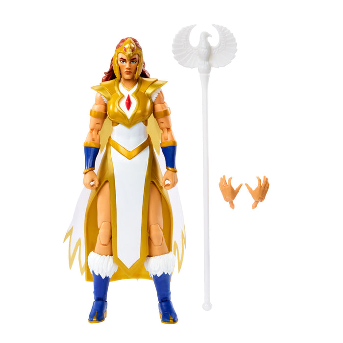 Masters of the Universe MOTU Revolution Sorceress Teela Figura de acción con accesorios, juguete +6 años (Mattel HYC45