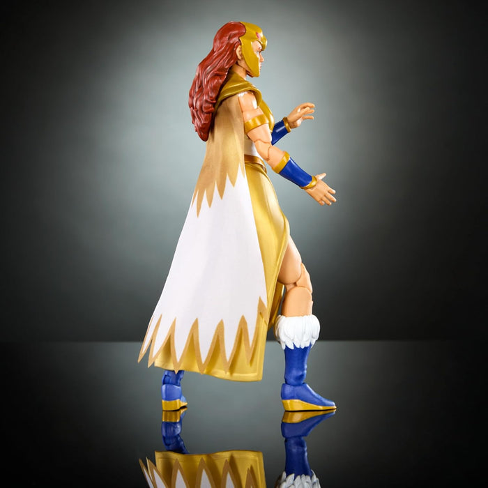 Masters of the Universe MOTU Revolution Sorceress Teela Figura de acción con accesorios, juguete +6 años (Mattel HYC45