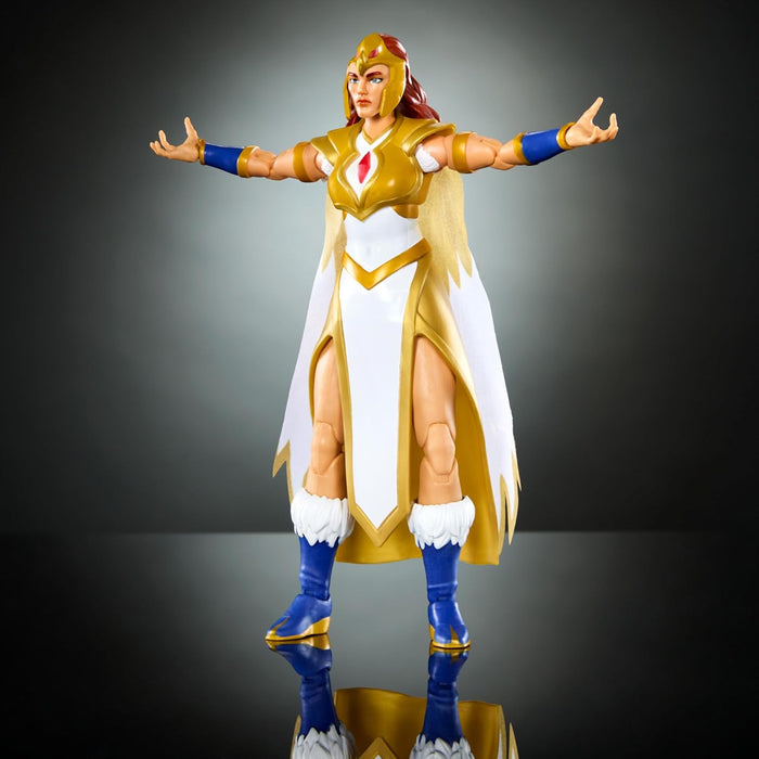 Masters of the Universe MOTU Revolution Sorceress Teela Figura de acción con accesorios, juguete +6 años (Mattel HYC45
