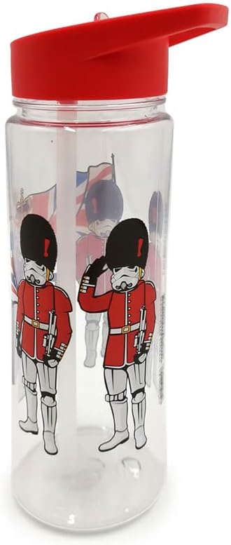 Puckator BOT208 Shatterproof Plastic Reusable 550ml Water Bottle - The Original Stormtrooper London