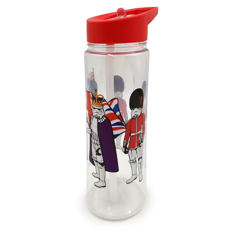 Puckator BOT208 Shatterproof Plastic Reusable 550ml Water Bottle - The Original Stormtrooper London