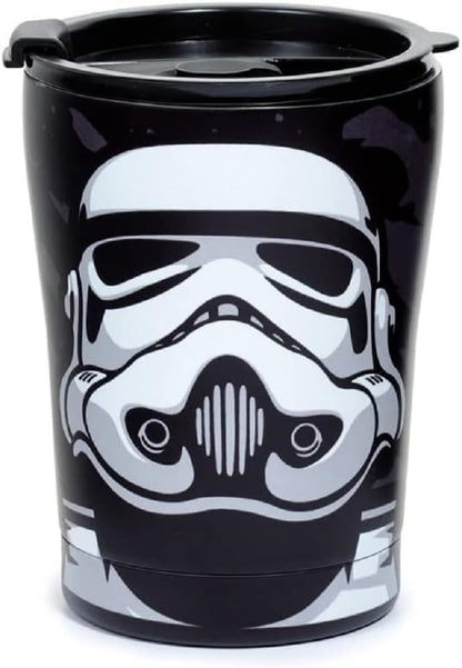 Puckator CUP72 The Original Stormtrooper Reusable Stainless Steel Hot & Cold Thermal Insulated Food & Drink Cup 300ml
