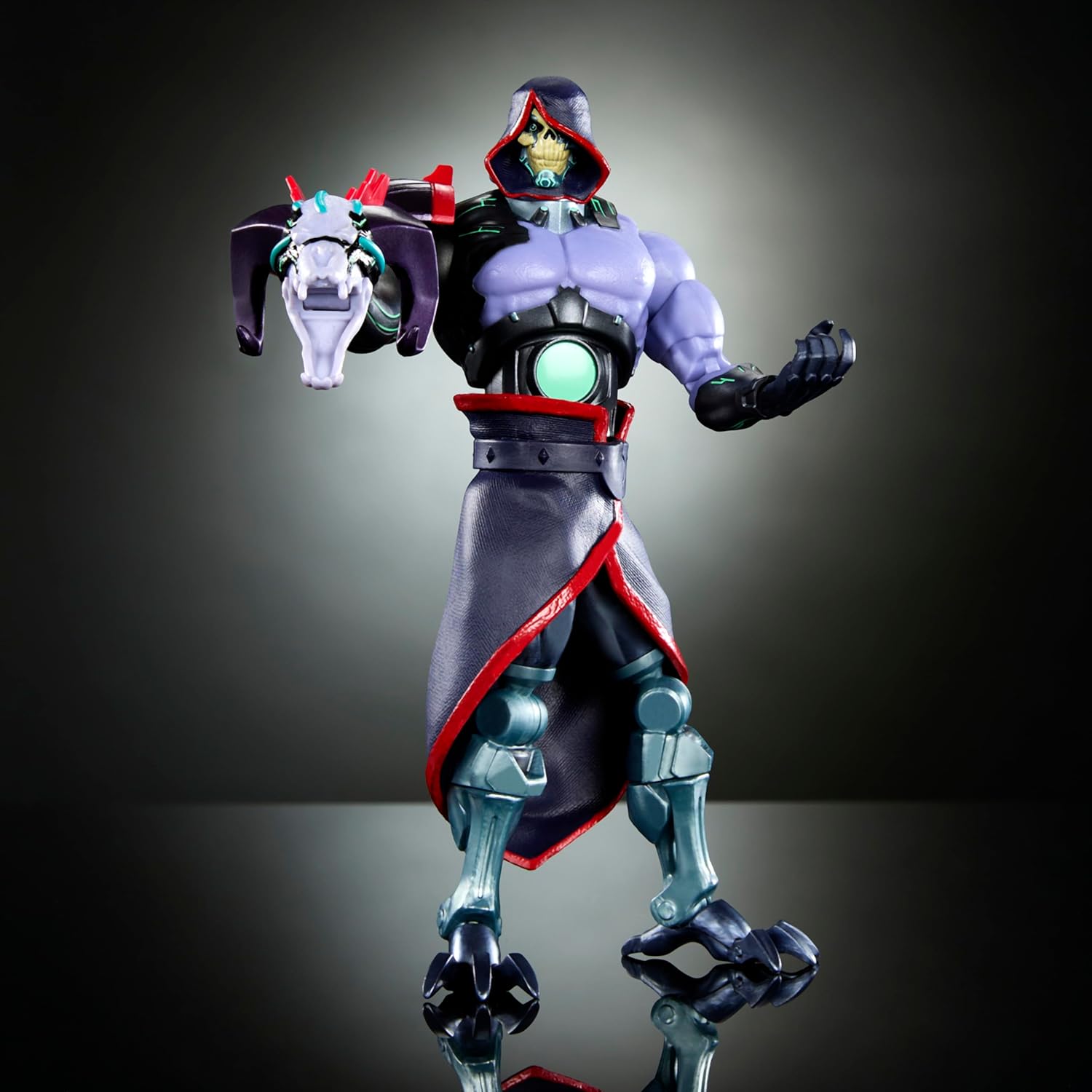 Masters of the Universe MOTU Revolution Skeletek Figura de acción con accesorios, juguete +6 años (Mattel HYC46