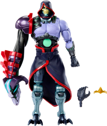 Masters of the Universe MOTU Revolution Skeletek Figura de acción con accesorios, juguete +6 años (Mattel HYC46