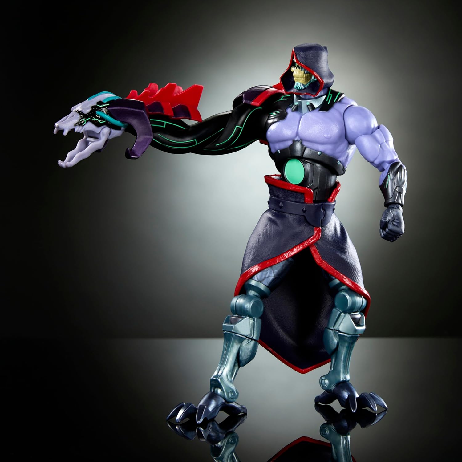 Masters of the Universe MOTU Revolution Skeletek Figura de acción con accesorios, juguete +6 años (Mattel HYC46