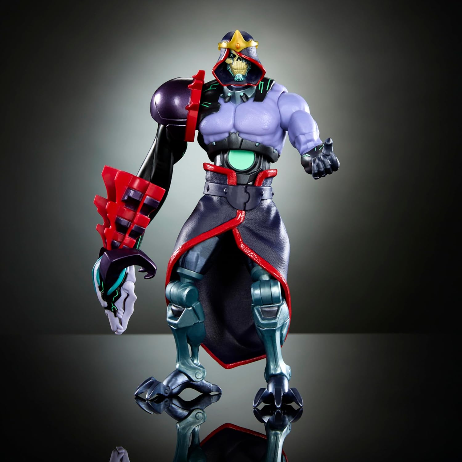 Masters of the Universe MOTU Revolution Skeletek Figura de acción con accesorios, juguete +6 años (Mattel HYC46