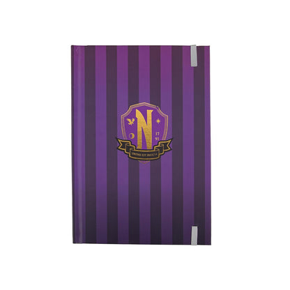 Cinereplicas Wednesday - Nevermore Academy Hardcover Notebook - 14.5 * 21 cm - Officially Licensed