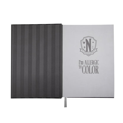 Cinereplicas Wednesday - Nevermore Academy Hardcover Notebook - 14.5 * 21 cm - Officially Licensed