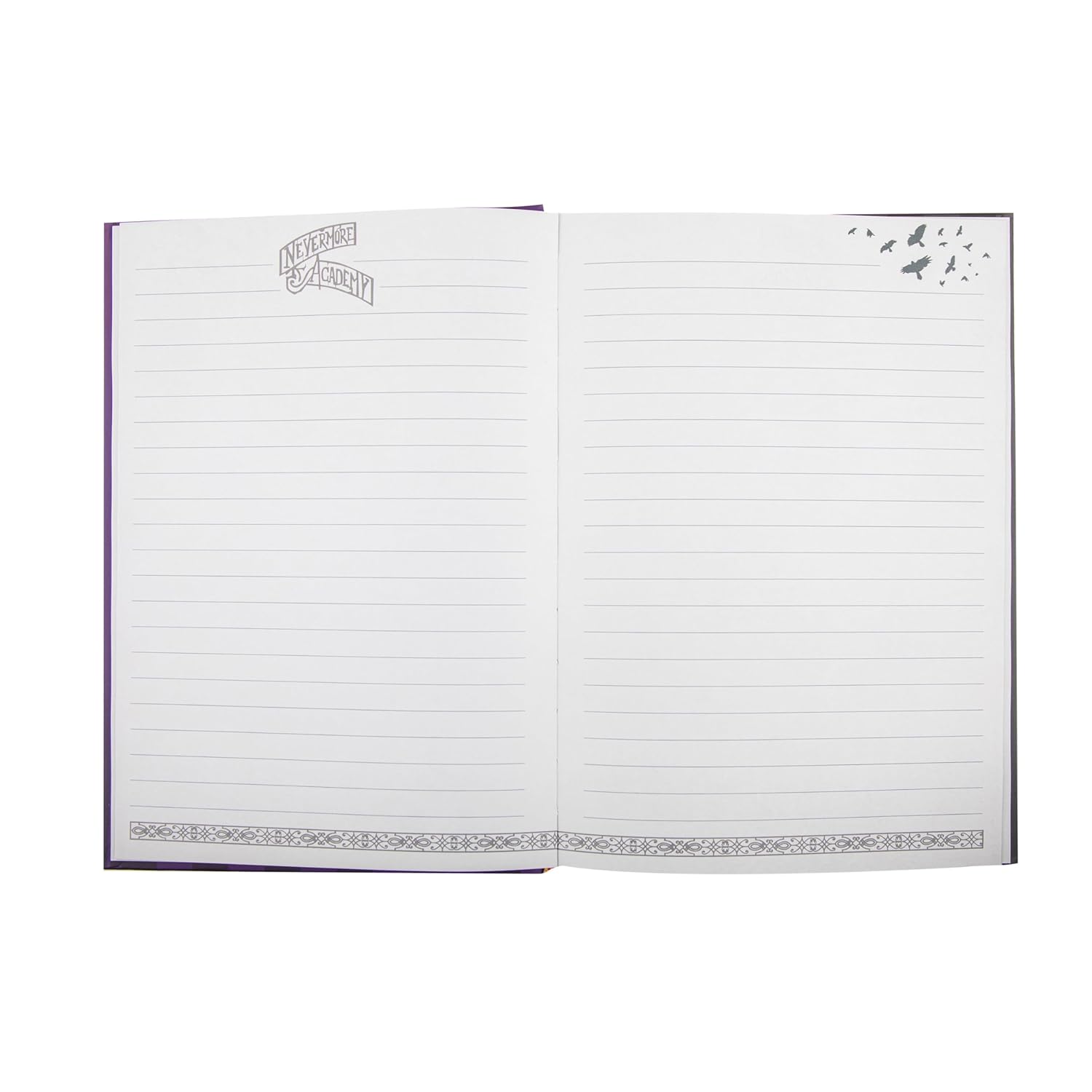 Cinereplicas Wednesday - Nevermore Academy Hardcover Notebook - 14.5 * 21 cm - Officially Licensed